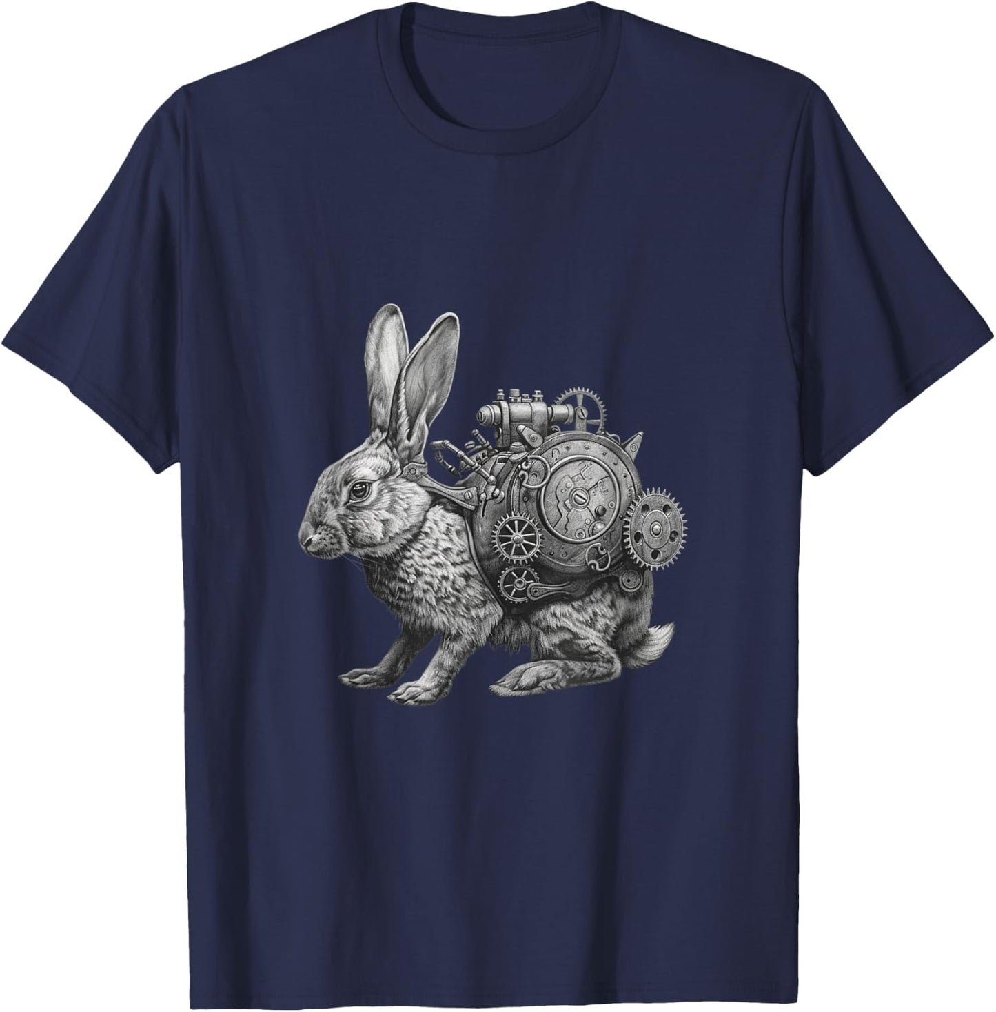 Steampunk Rabbit Women Men Kids Steampunk Rabbit T-Shirt - T-Shirt | Navy