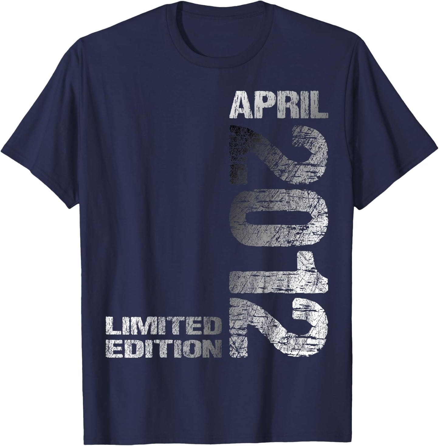 April 2012 Junge Mädchen 14. Geburtstag Limited Edition 14 T-Shirt - T-Shirt | Navy