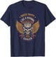 Biker Grandpa - Motorbike Pappy Biker Pappy T-Shirt - T-Shirt | Navy