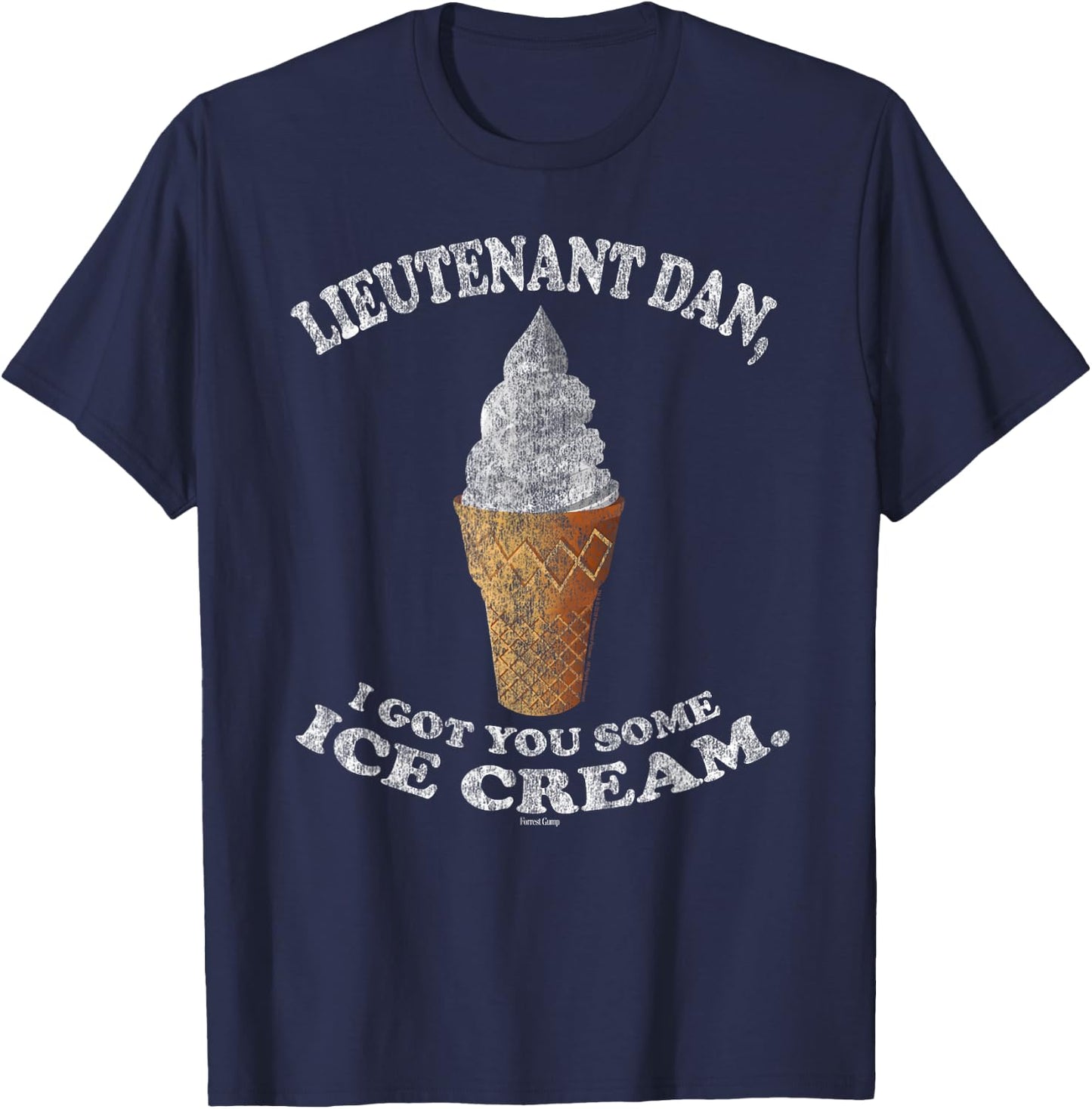 Forrest Gump Ice Cream T-Shirt - T-Shirt | Navy