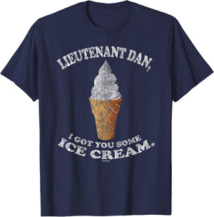 Forrest Gump Ice Cream T-Shirt - T-Shirt | Navy
