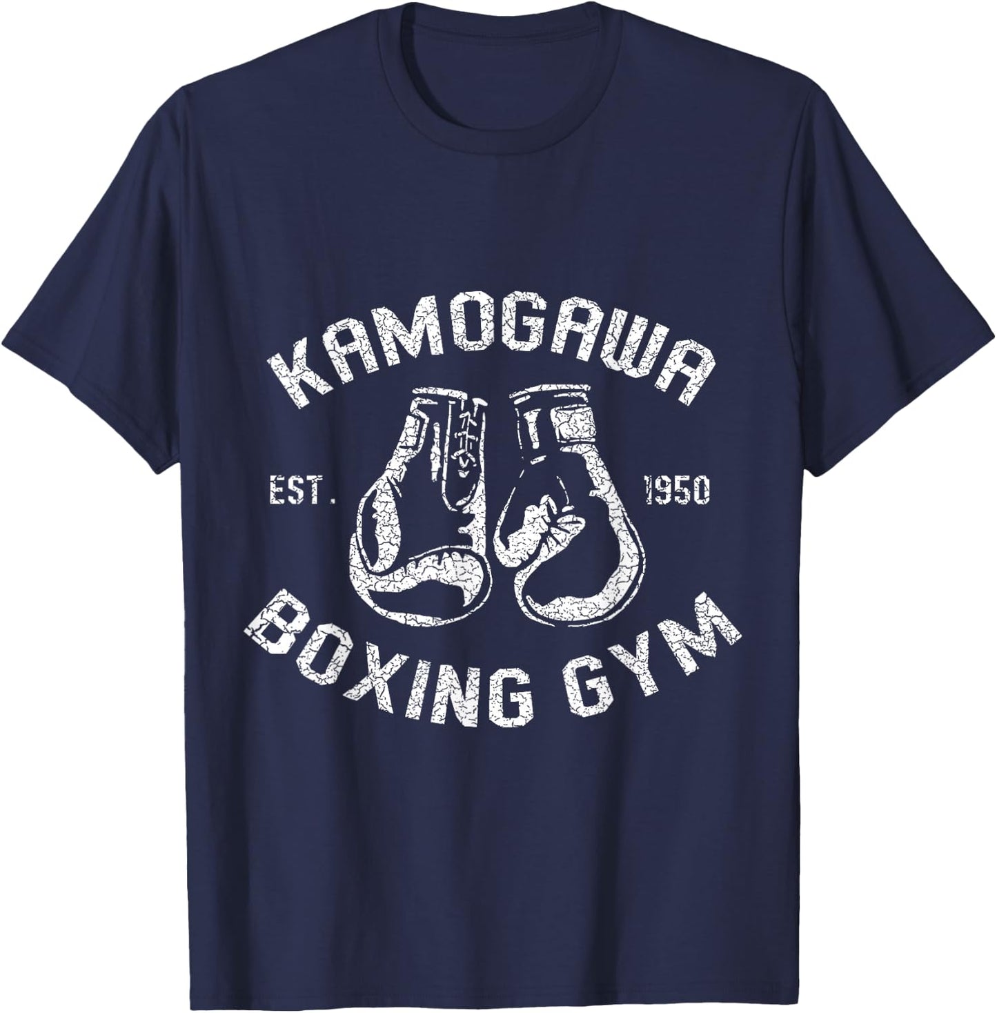 Vintage Boxer KBG(Kamogawa) Boxing Gym EST.1950 T-Shirt - T-Shirt | Navy