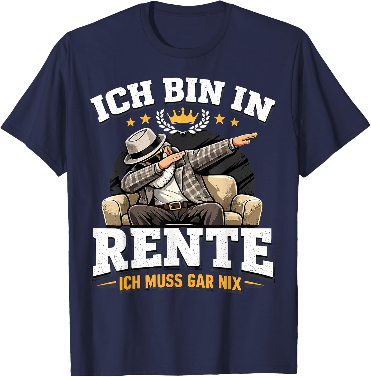 Rente 2026 Ruhestand Pension Pensionär Lustiges Rentner T-Shirt - T-Shirt | Navy