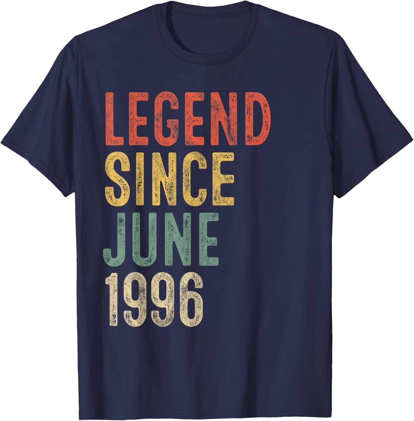 Legend Since June 1996 30th Birthday Men Women 30 Year Old T-Shirt - T-Shirt | Navy