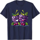 Laughing Blackberries Costume for Fruits Fans and Couples T-Shirt - T-Shirt | Navy
