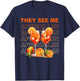 They See Me Aperollin - Perfekt für Spritz-Fans & JGAs T-Shirt - T-Shirt | Navy