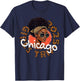 Girls Trip Chicago 2025 Shirts Weekend Birthday Squad T-Shirt - T-Shirt | Navy