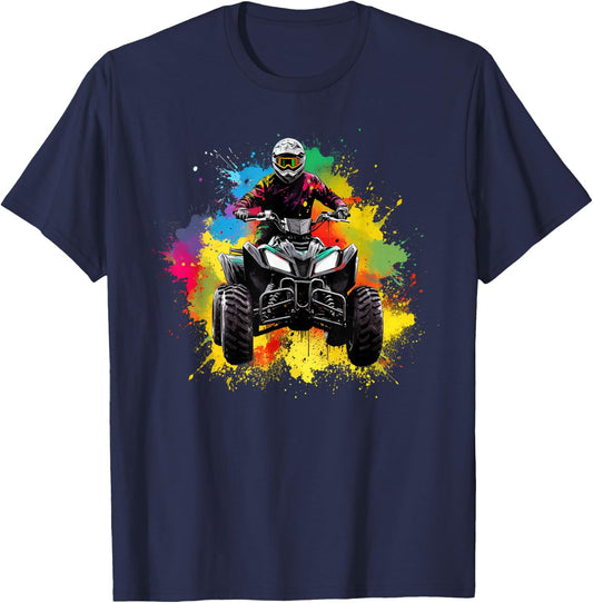 Cooles Quad für Dirtbiker Jungen und Mädchen T-Shirt - T-Shirt | Navy