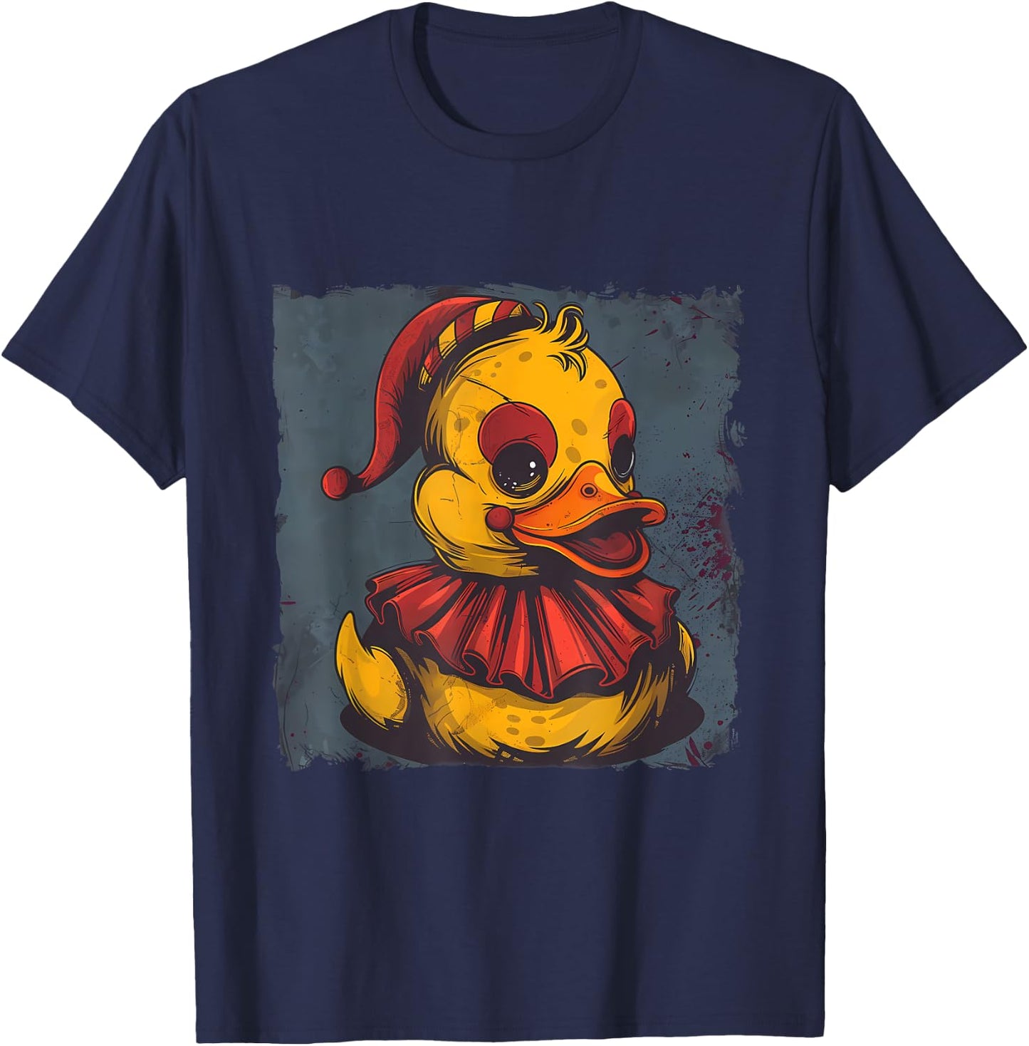 Rubber Duck Clown Rubber Duckie Circus Rubber Duckling T-Shirt - T-Shirt | Navy
