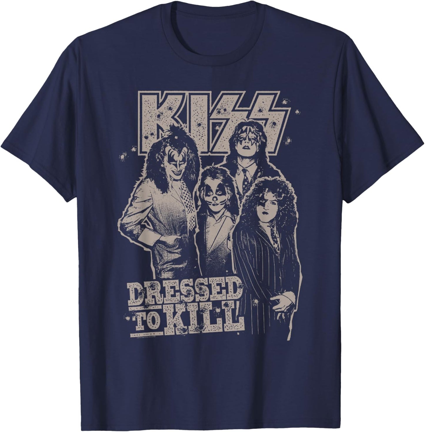 KISS - C'mon and Love Me T-Shirt - T-Shirt | Navy