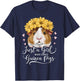 Guinea Pig Lover Funny Just A Girl Who Loves Guinea Pigs T-Shirt - T-Shirt | Navy