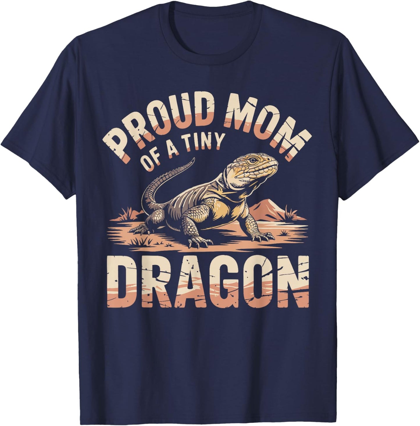 Uromastyx Owner Mom Funny Uromastyx T-Shirt - T-Shirt | Navy