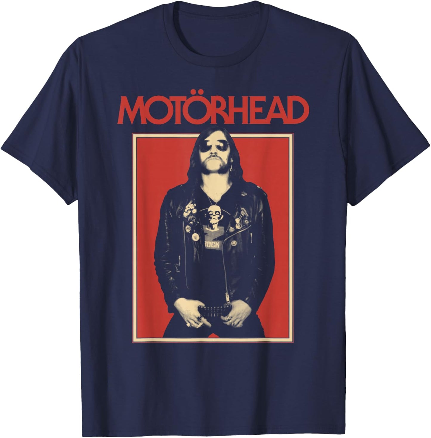 Motörhead Standing Lemmy T-Shirt - T-Shirt | Navy
