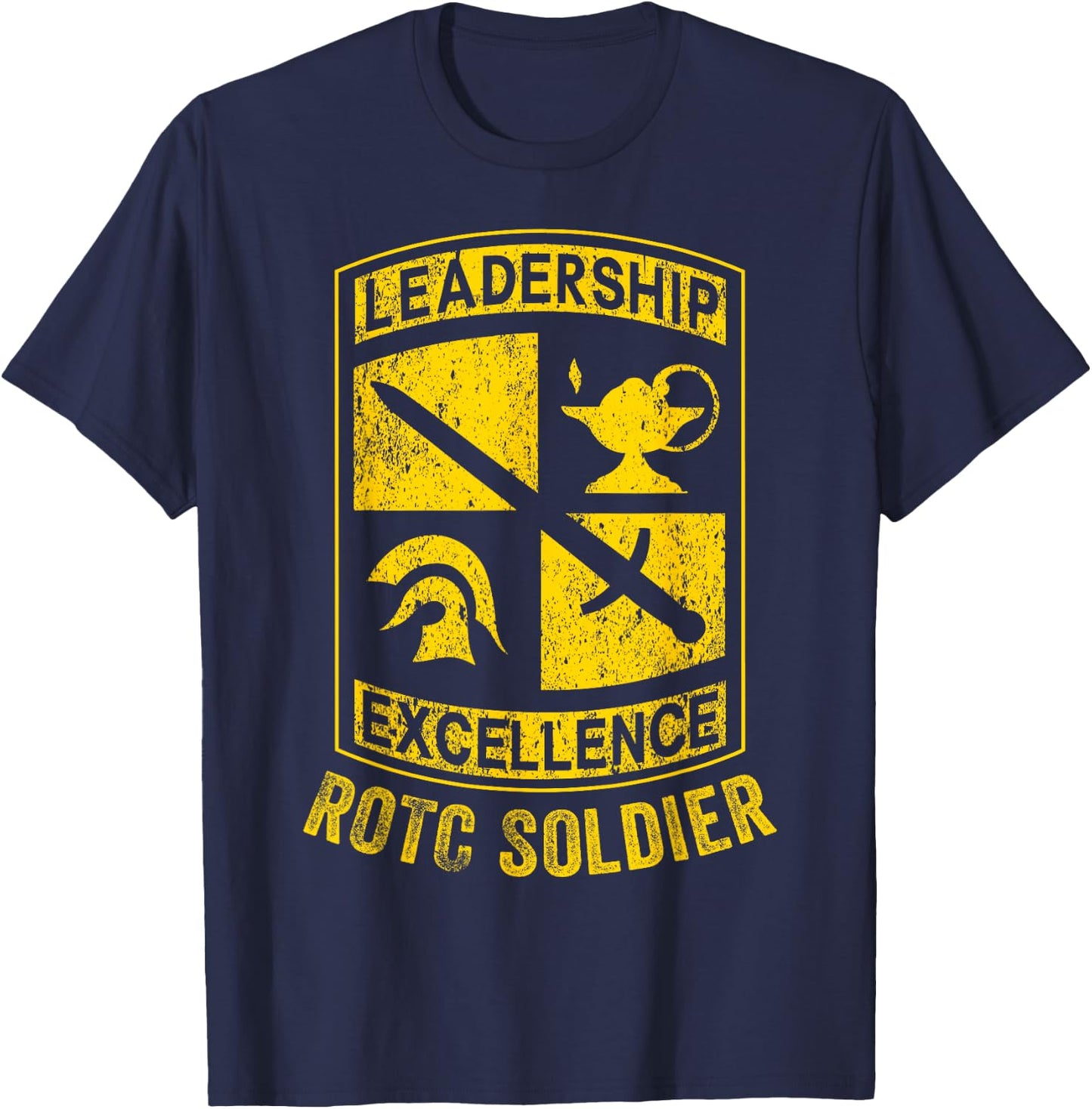 US ROTC Soldier Leadership Excellence USA ROTC Soldiers T-Shirt - T-Shirt | Navy