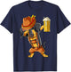 Dabbing Dachshund T shirt Oktoberfest Lederhosen Men Beer T-Shirt - T-Shirt | Navy