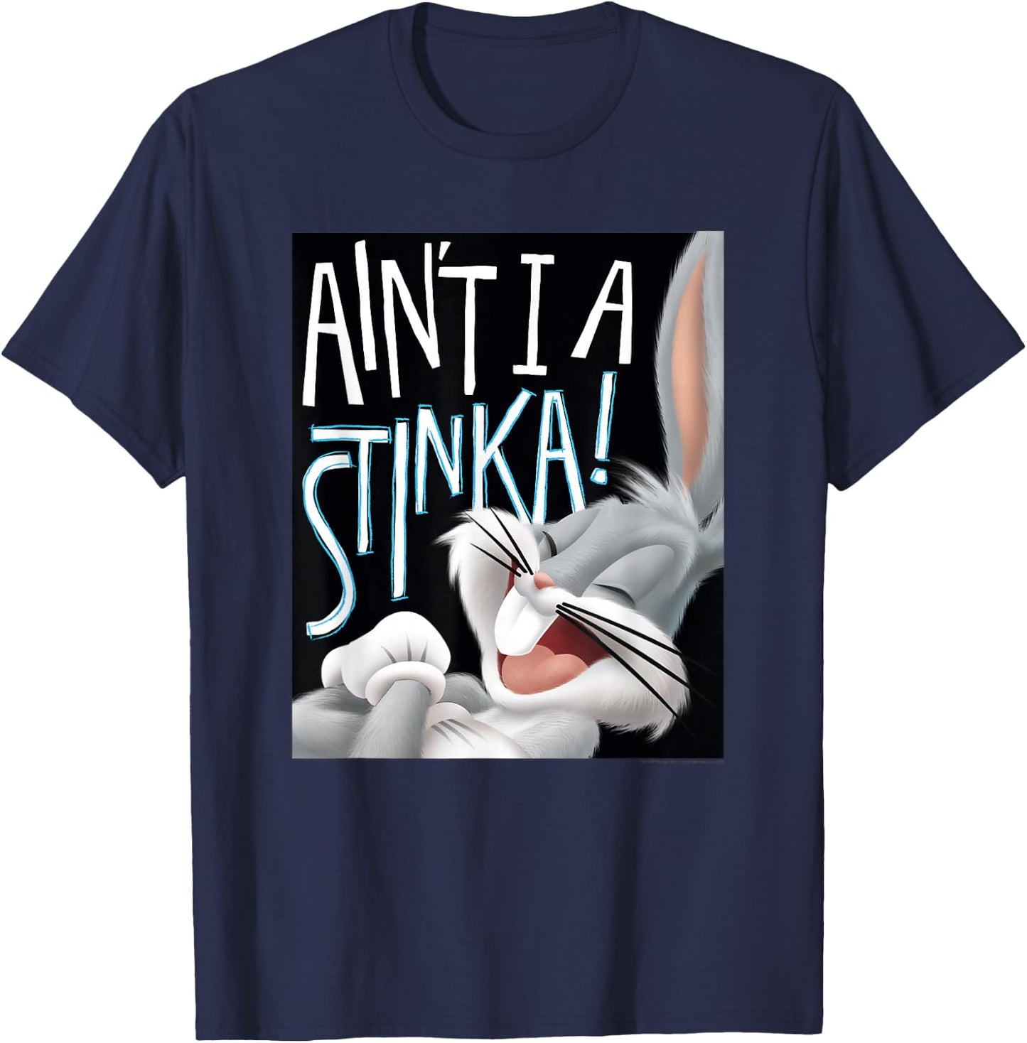 Looney Tunes Bugs Bunny Ain't I a Stinka! T-Shirt - T-Shirt | Navy