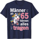 65th Birthday Man Men from 65 Years Funny Saying , black T-Shirt - T-Shirt | Navy