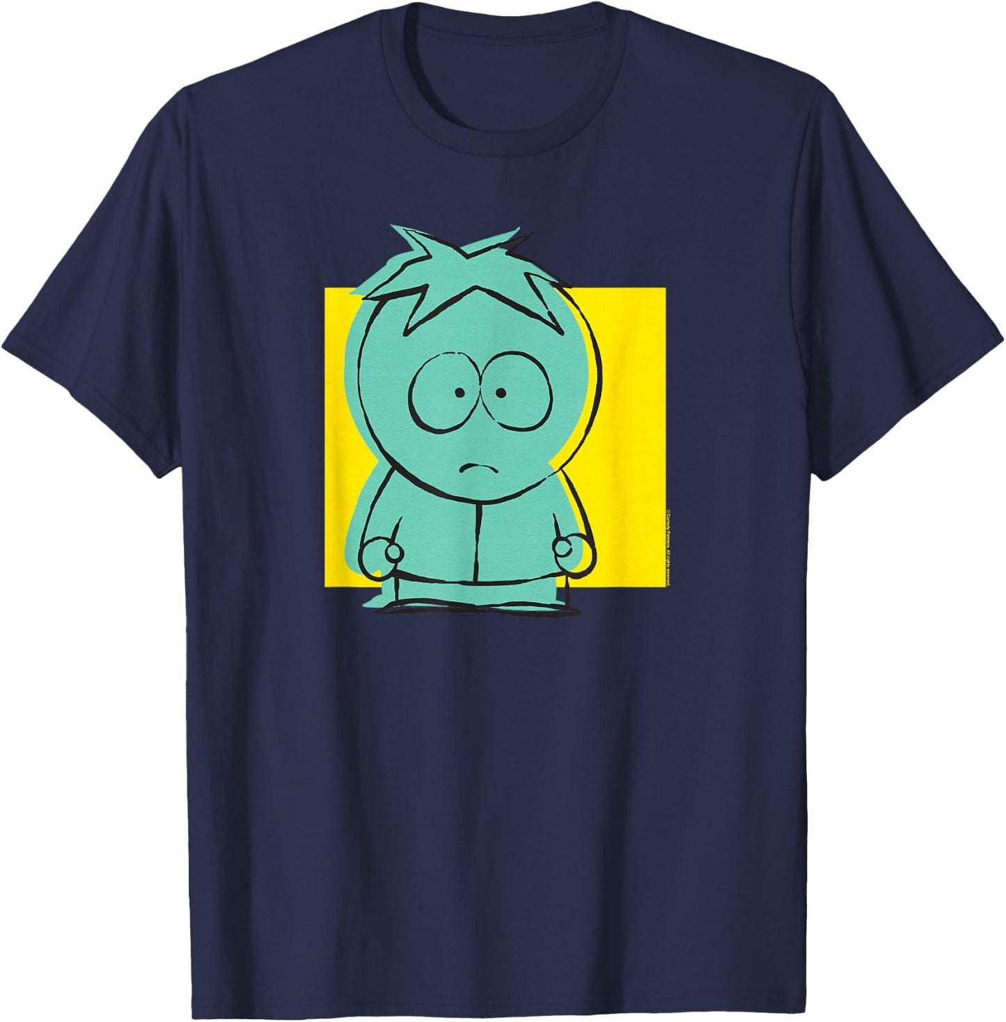 South Park Butters Design T-Shirt - T-Shirt | Navy