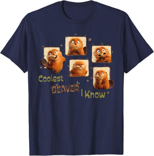 Disney and Pixar's Hoppers Mabel Moods Coolest Beaver I Know T-Shirt - T-Shirt | Navy