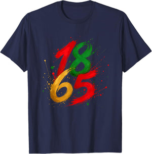 Juneteenth Emancipation Day June 19 1865 Freedom T-Shirt - T-Shirt | Navy