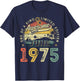 50 Years Old Vintage Made In June 1975 50th Birthday Men Dad T-Shirt - T-Shirt | Navy