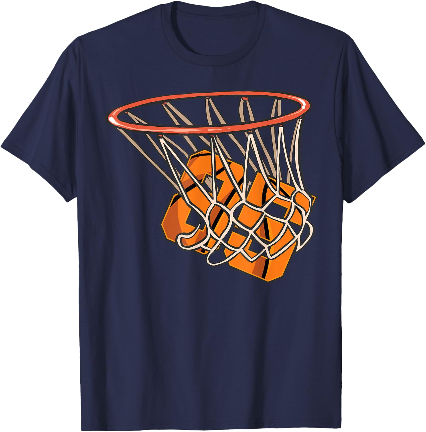 85 Basketball Birthday Party Team Player Celebration T-Shirt - T-Shirt | Navy