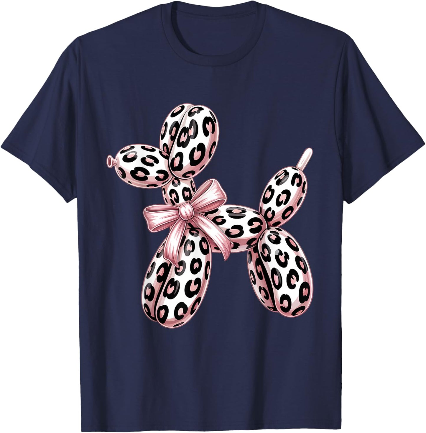 Ballon d'artiste en Forme de Chien T-Shirt - T-Shirt | Navy