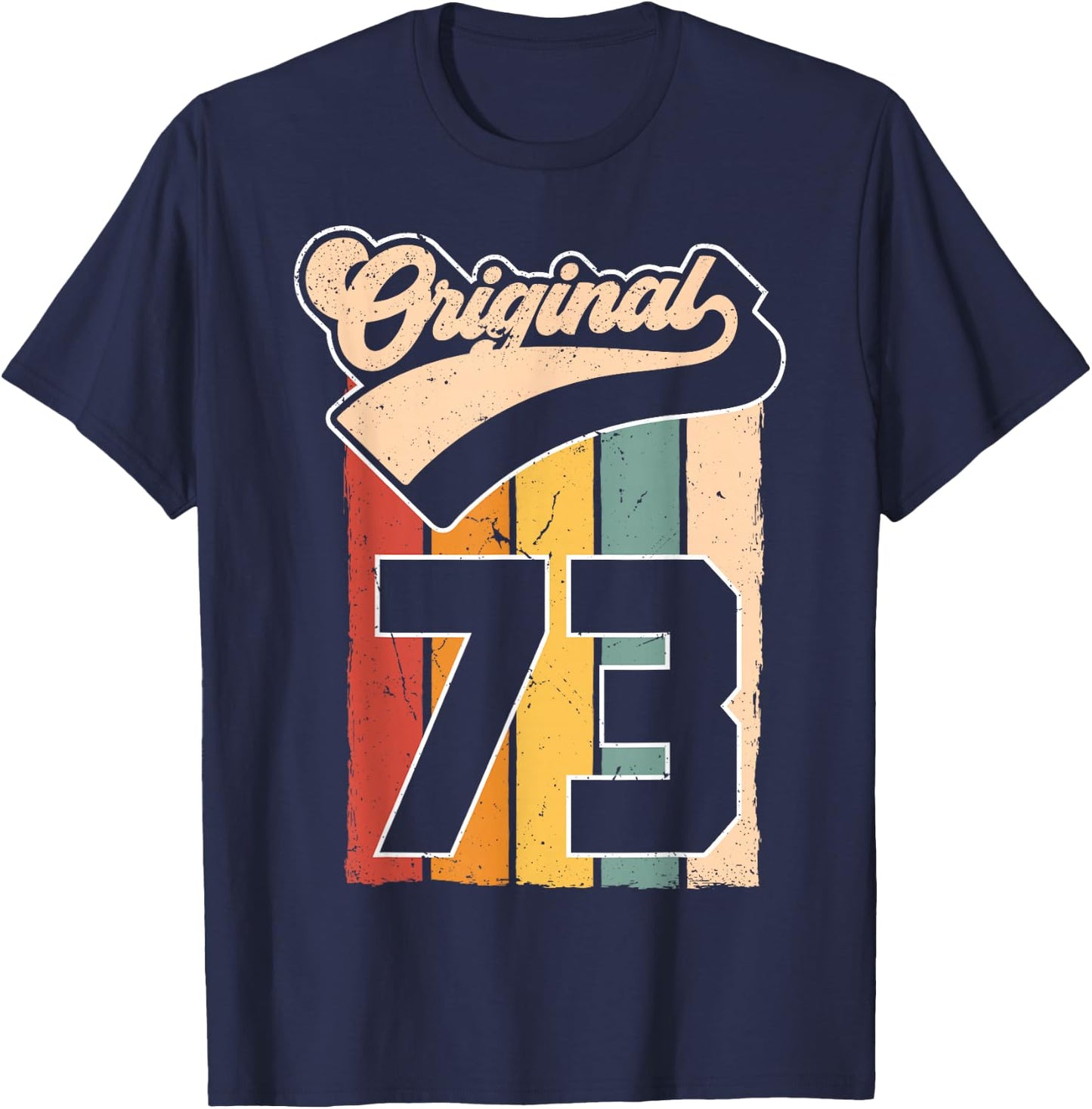 53.Geburtstag Original Mann Frau Retro Jahrgang 1973 T-Shirt - T-Shirt | Navy