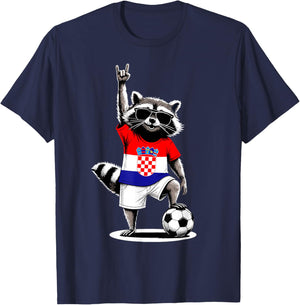 Croatian Flag Men Women Kids Croatia T-Shirt - T-Shirt | Navy