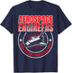 Aerospace Engineers Funny Rocket Scientist Space T-Shirt - T-Shirt | Navy