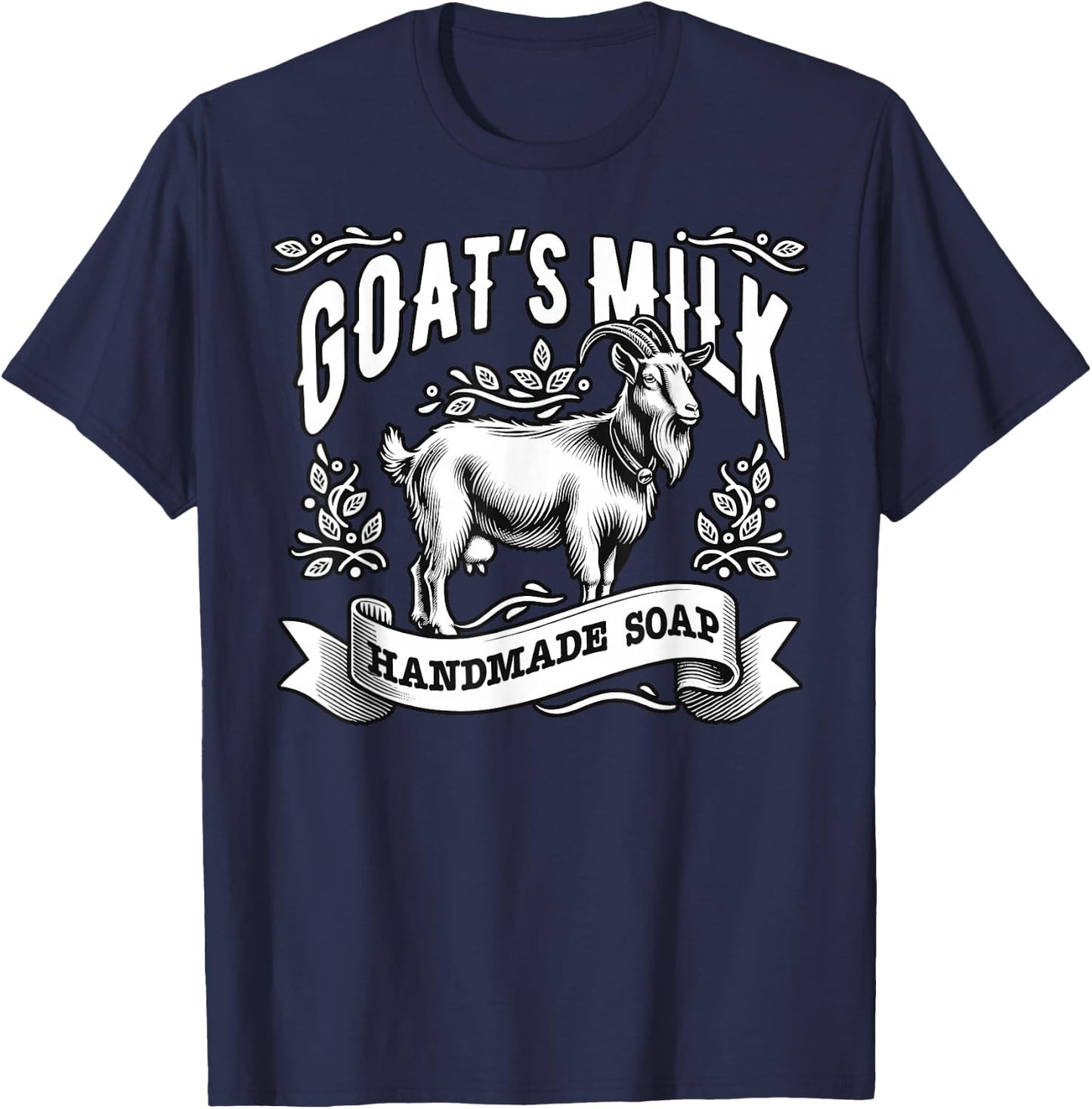Goat’s Milk Handmade Soap T-Shirt - T-Shirt | Navy