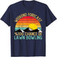 Weekend Forecast Lawn Bowling Shirts Funny Retro T-Shirt - T-Shirt | Navy