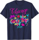 Girls Trip Chicago 2024 Shirts Weekend Birthday Squad T-Shirt - T-Shirt | Navy