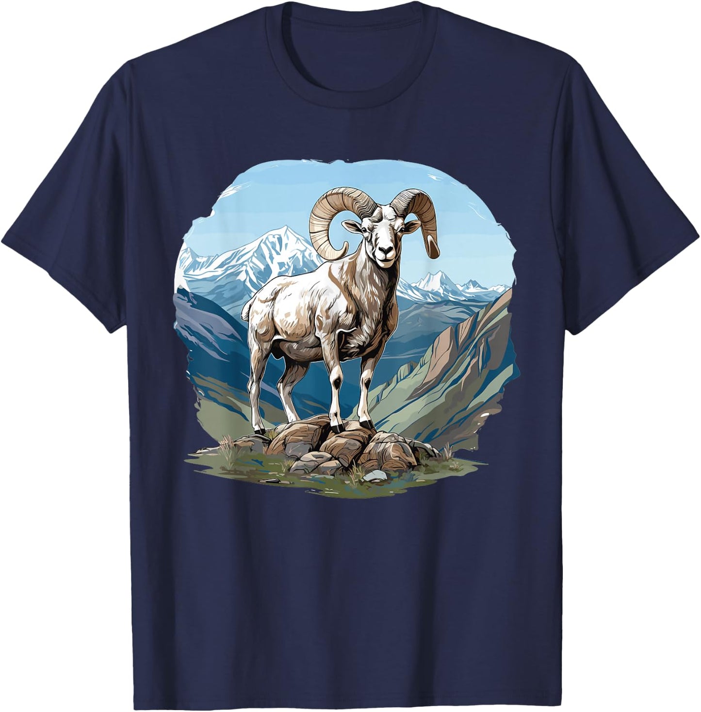 Dall Sheep T-Shirt - T-Shirt | Navy