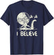 I Believe in Bigfoot Sasquatch Yeti and Santa Claus T-Shirt - T-Shirt | Navy