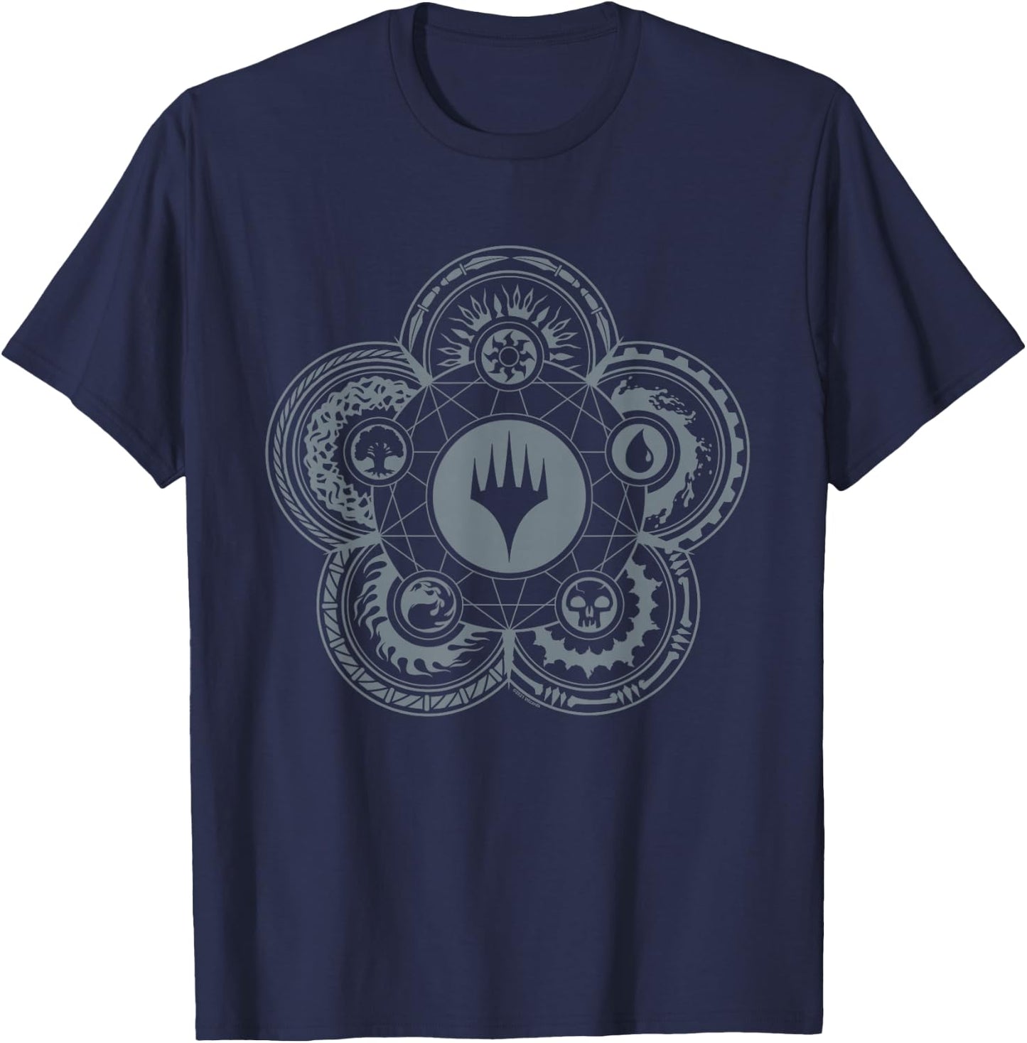 Magic: The Gathering Icon Hieroglyph T-Shirt - T-Shirt | Navy
