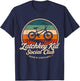 Retro Latchkey Kid Social Club Raised By Streetlights T-Shirt - T-Shirt | Navy