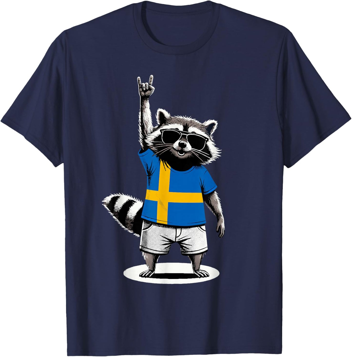 Swedish Flag Men Women Kids Sweden T-Shirt - T-Shirt | Navy
