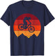Mountain Bike Vintage Retro MTB Downhill Biking Biker T-Shirt - T-Shirt | Navy