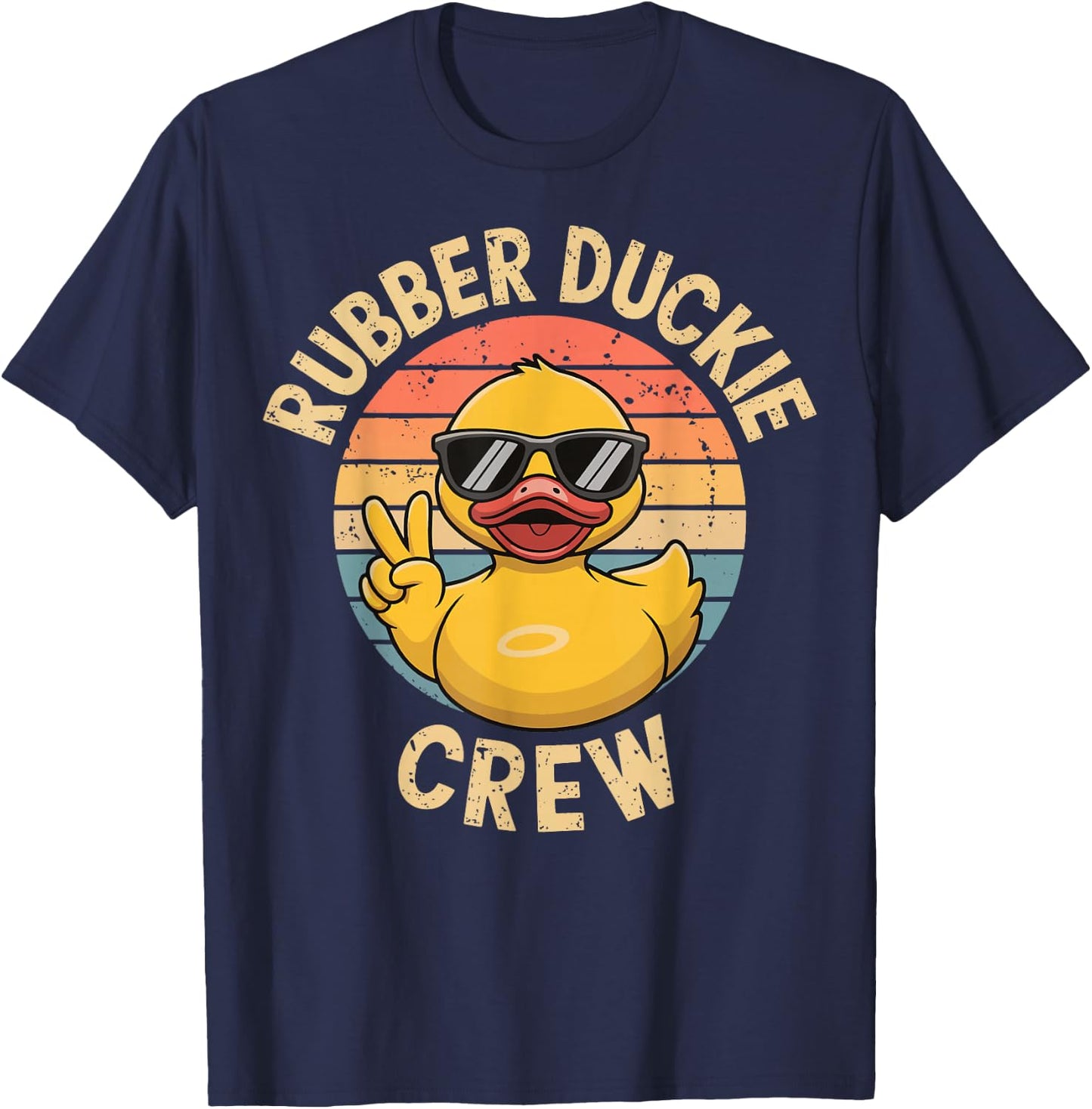 Rubber Duckie Crew T-Shirt - T-Shirt | Navy