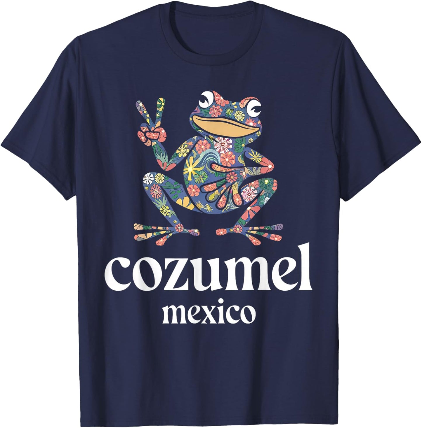 Cozumel Mexico Cancun Souvenir Surf Beach Holiday Vacation T-Shirt - T-Shirt | Navy