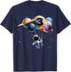 3 Years Old Birthday Boy Gifts Astronaut Planet 3rd Three T-Shirt - T-Shirt | Navy