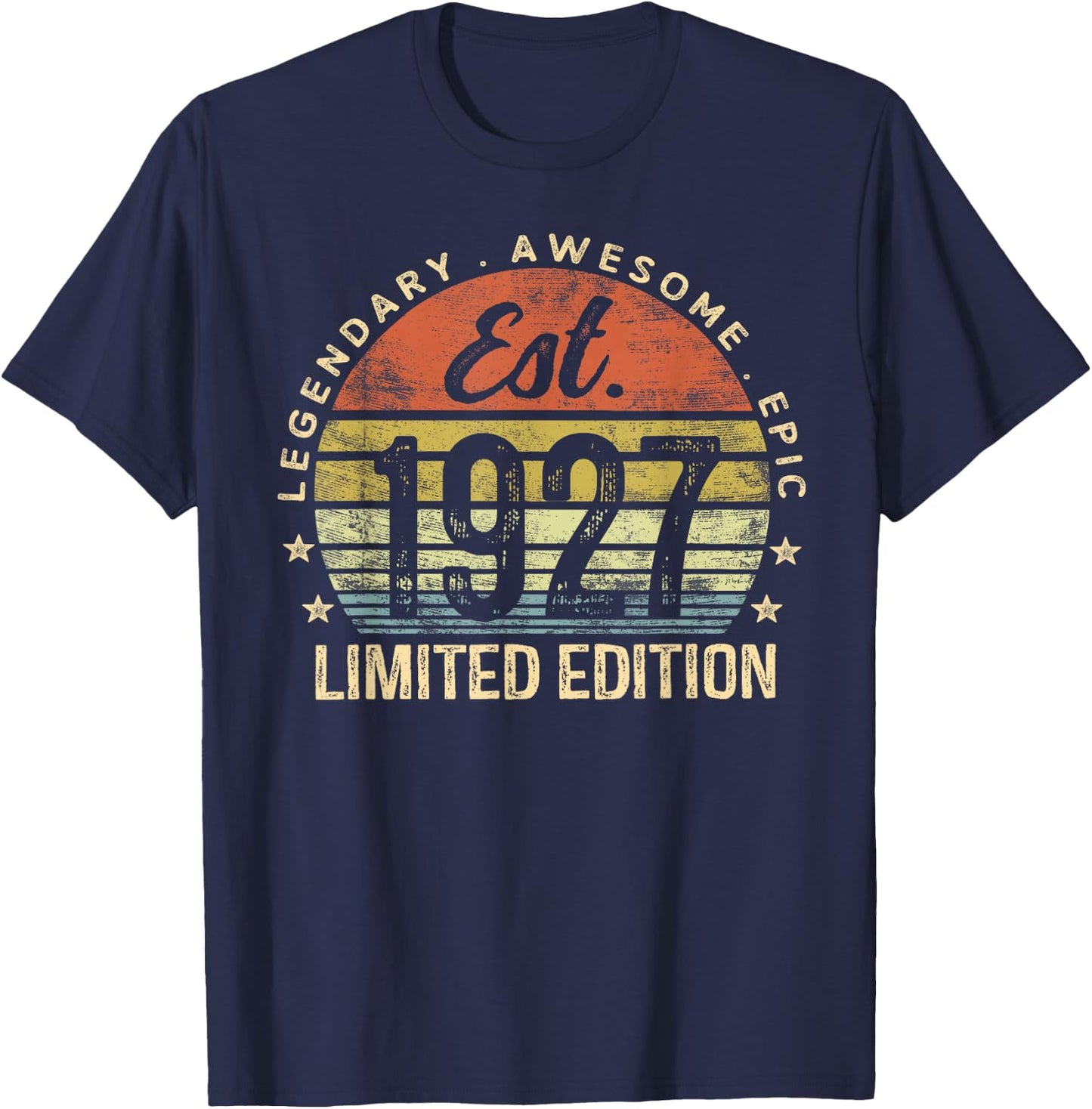 Est 1927 Limited Edition 98th Birthday Gifts 98 Year Old T-Shirt - T-Shirt | Navy