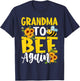 Coming GRANDMA Again To Bee Pregnancy Announcement Mother's T-Shirt - T-Shirt | Navy