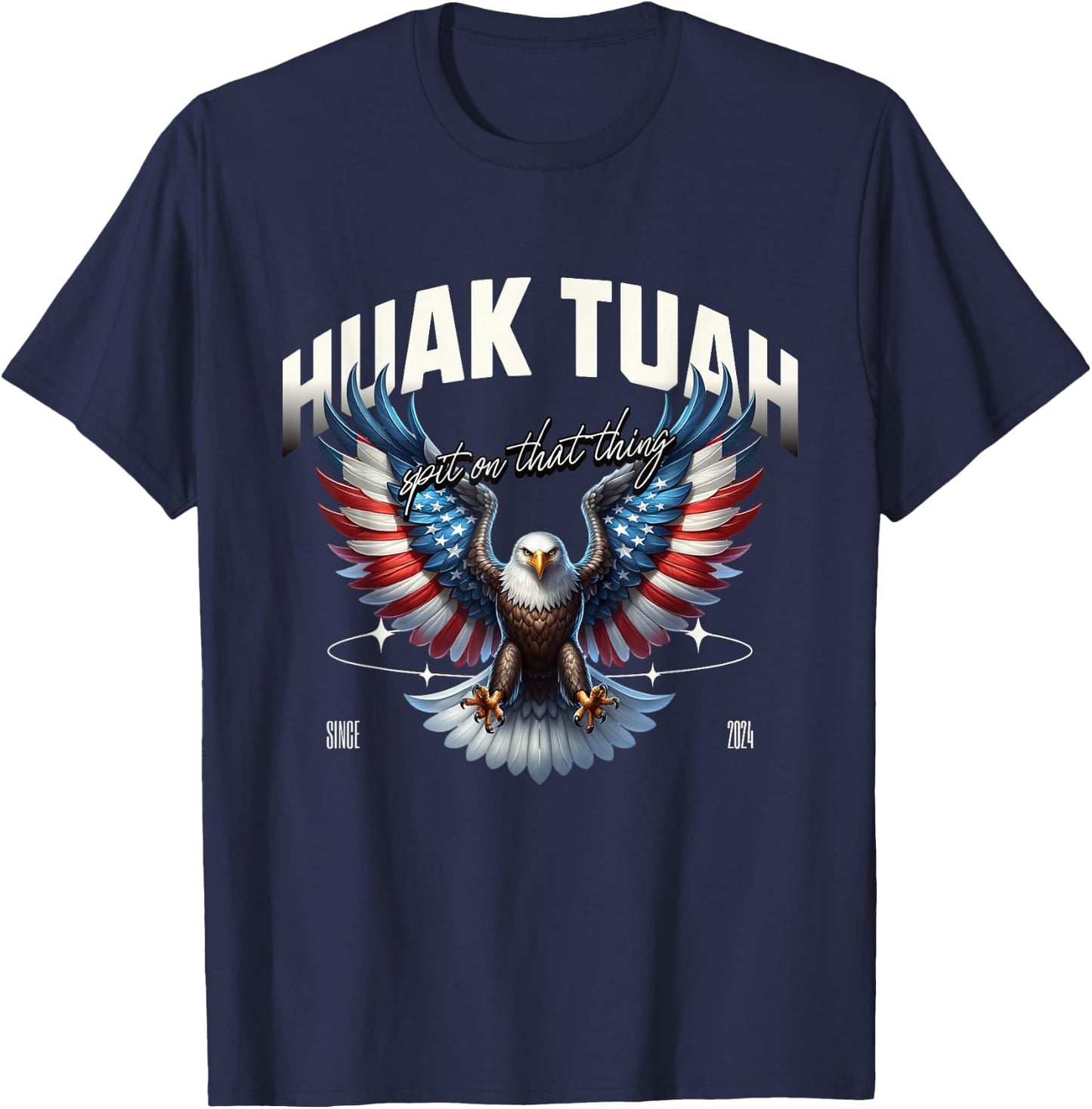 Huak Tuah Spit on That Thing T-Shirt - T-Shirt | Navy