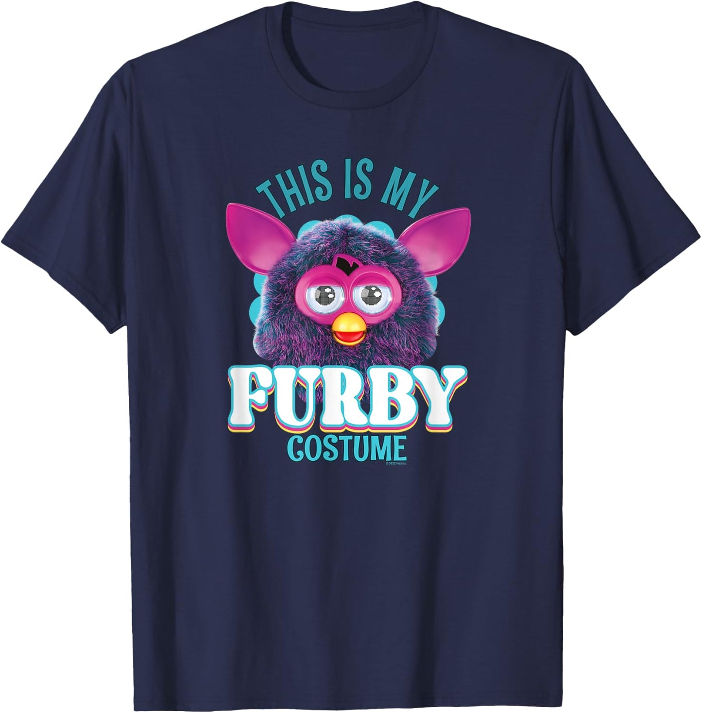 Furby This Is My Furby Costume , black T-Shirt - T-Shirt | Navy