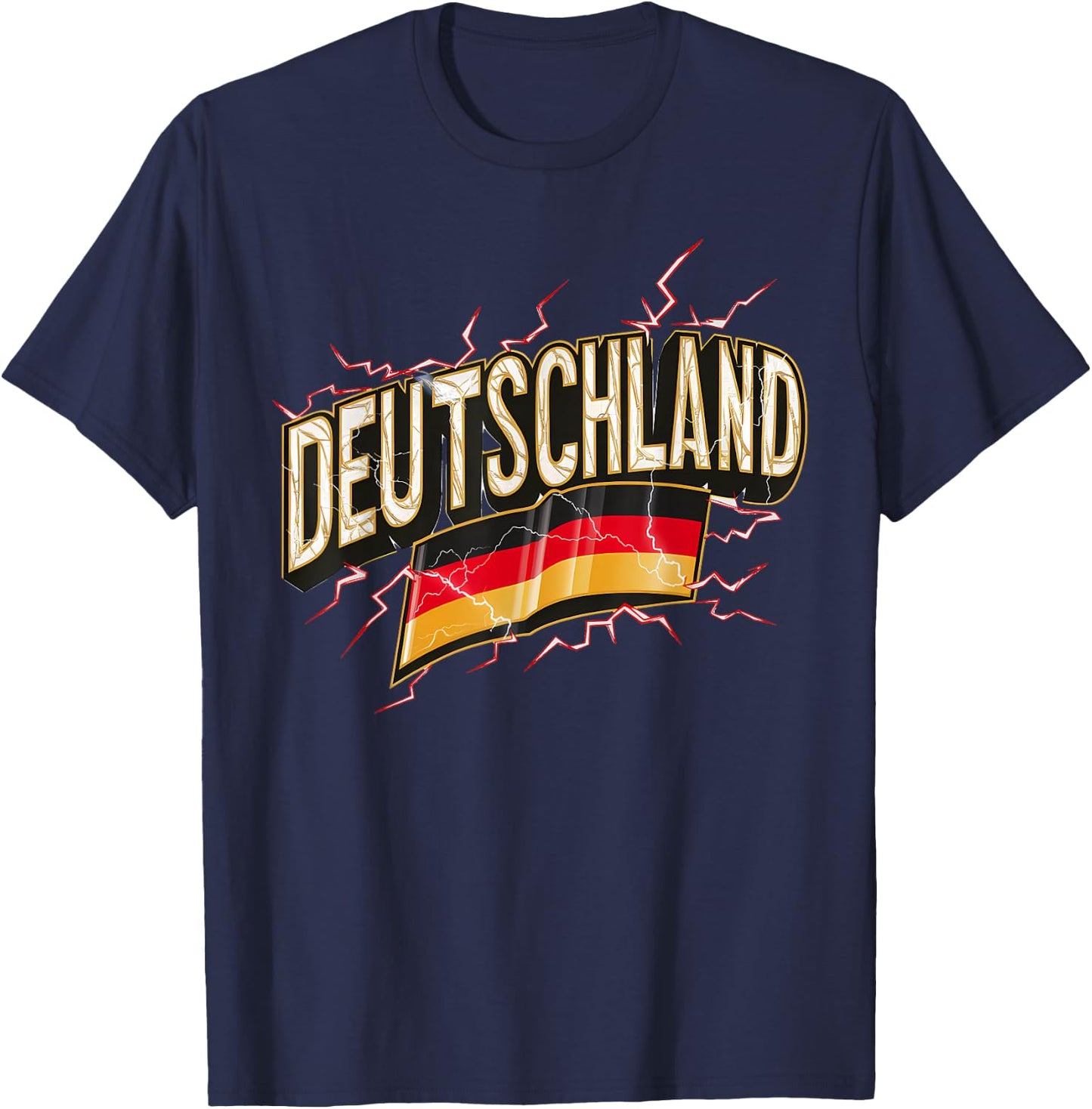 Germany Gift Souvenir German GER Almanya Alemania , black T-Shirt - T-Shirt | Navy