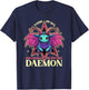 Emotional Support Demon with Cute Goat Daemon Halloween T-Shirt - T-Shirt | Navy