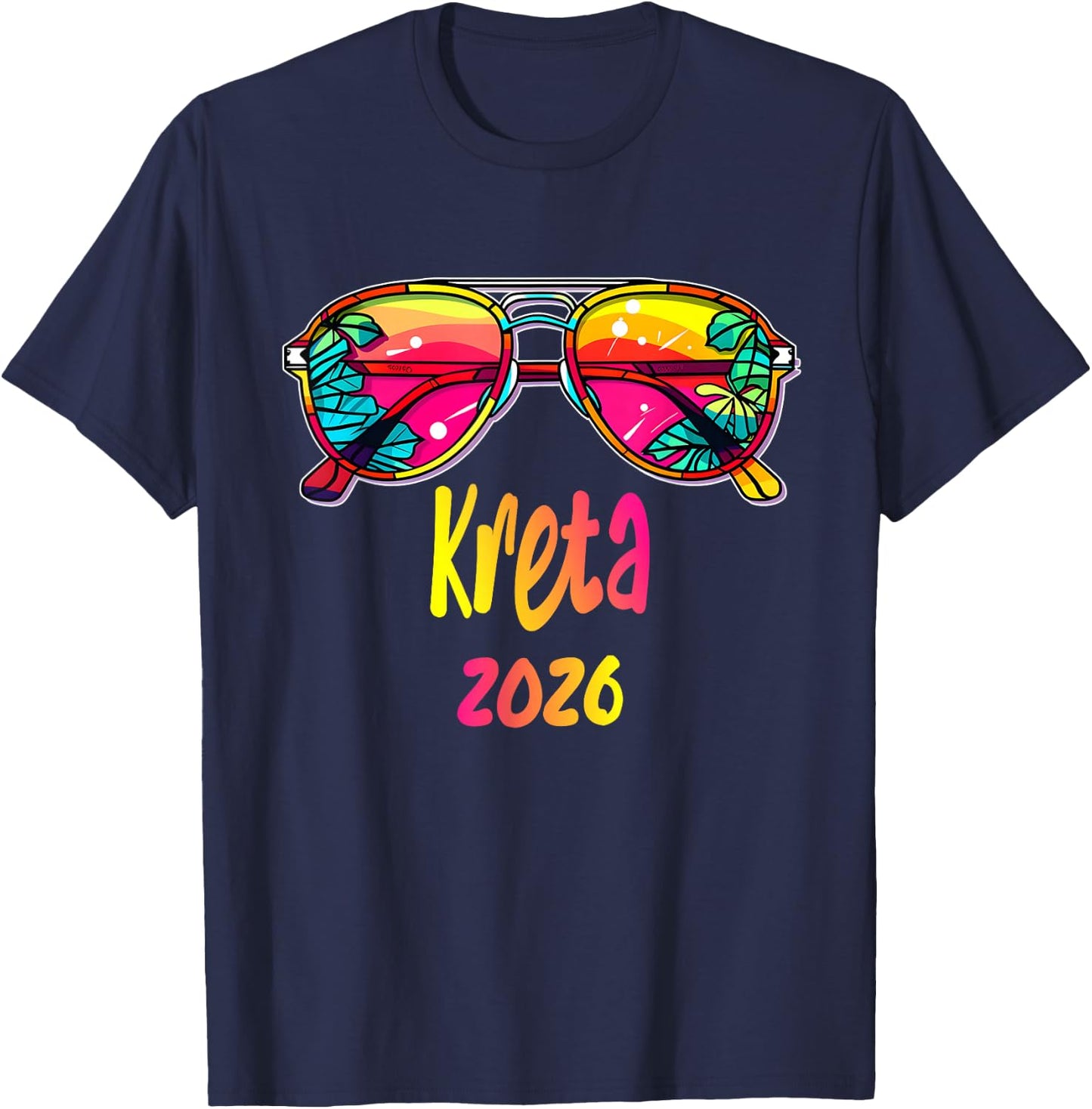 Kreta 2026 Sunglasses Outfit Kreta 2026 T-Shirt - T-Shirt | Navy