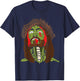 Funny Zombie Jesus Risen Easter Sunday Resurrection Of Jesus T-Shirt - T-Shirt | Navy